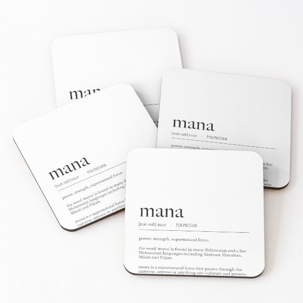 Item preview, Mana (Power/Strength) Polynesian Definition designed and sold by lolomastudio.