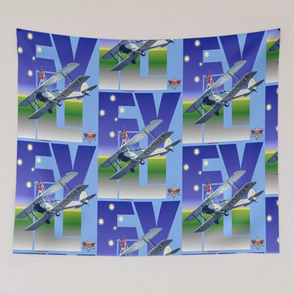 Item preview, Fly Design - Tiger Moth VH-GVA (wing-walker) Australia 19900224 designed and sold by muz2142.