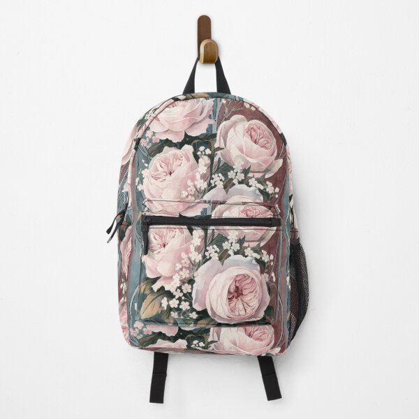 Item preview, Pink and Blue Cabbage Rose Vintage Beauty designed and sold by SloganExpress.