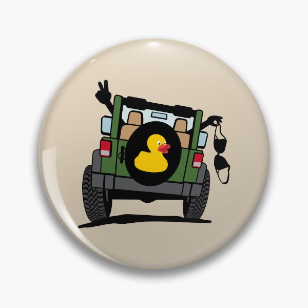 Item preview, Go Topless and Rubber Duckie Wheel Cover - Green designed and sold by BlueSkyTheory.