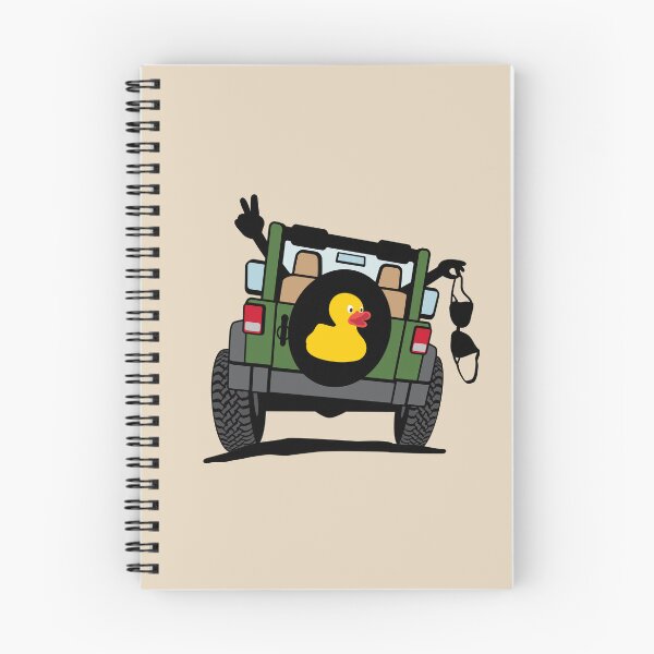 Item preview, Go Topless and Rubber Duckie Wheel Cover - Green designed and sold by BlueSkyTheory.
