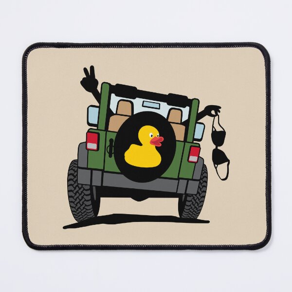 Item preview, Go Topless and Rubber Duckie Wheel Cover - Green designed and sold by BlueSkyTheory.