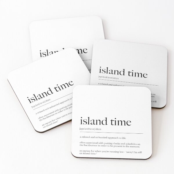 Item preview, Island Time Definition designed and sold by lolomastudio.