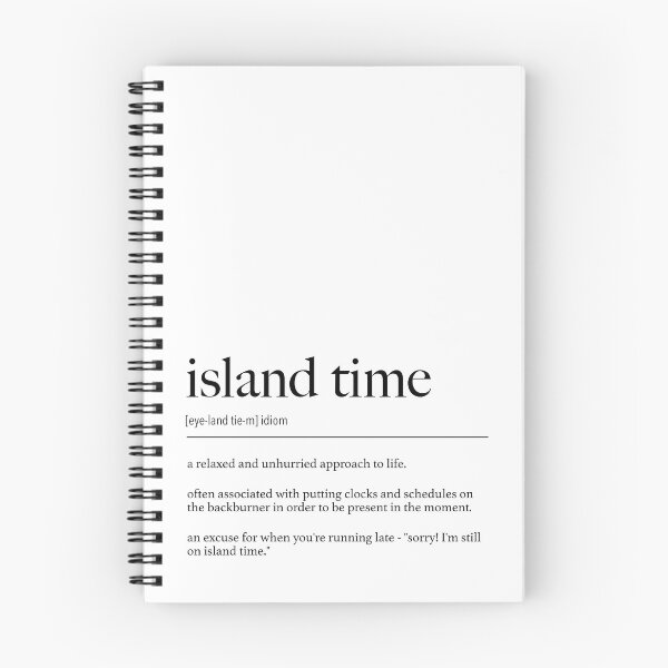 Item preview, Island Time Definition designed and sold by lolomastudio.