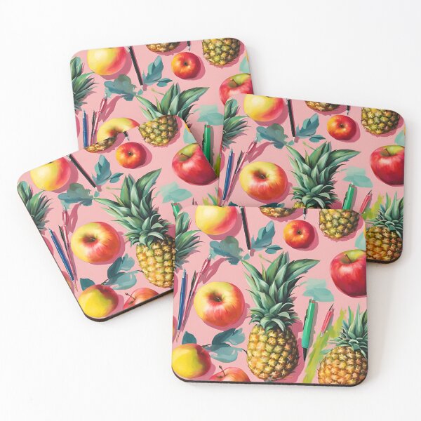 Item preview, Pineapple, apple, pen pattern print designed and sold by NicMacTees.
