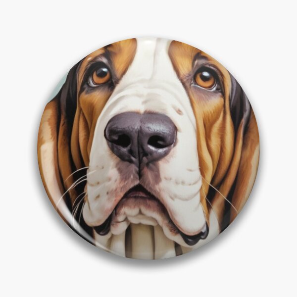 Item preview, Basset Hound Floral Painting Art designed and sold by TheAnimalZ00.