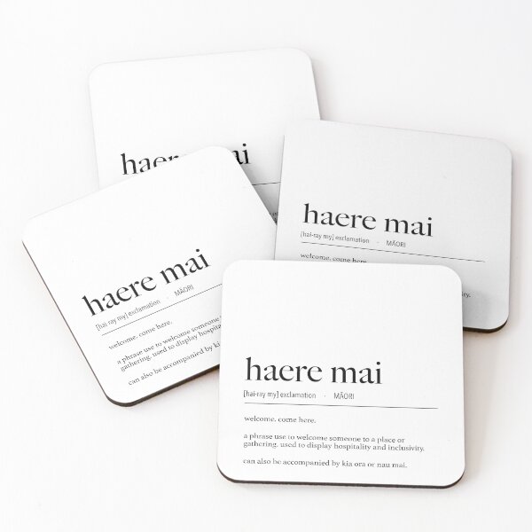 Item preview, New Zealand Maori Haere Mai (Welcome) Definition designed and sold by lolomastudio.