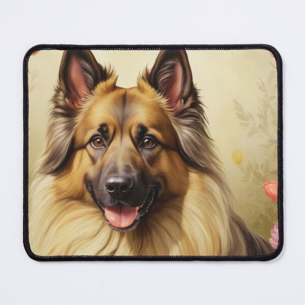 Item preview, Belgian Tervuren Floral Painting Art designed and sold by TheAnimalZ00.