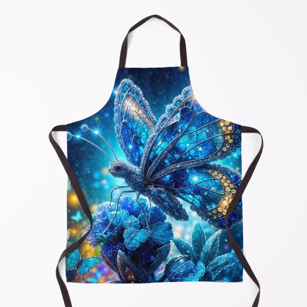 Item preview, Delicate Blue Crystal Butterfly on Flower designed and sold by koreatvtea.
