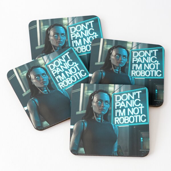 Item preview, Don't panic, I'm not robotic designed and sold by citmgpod.
