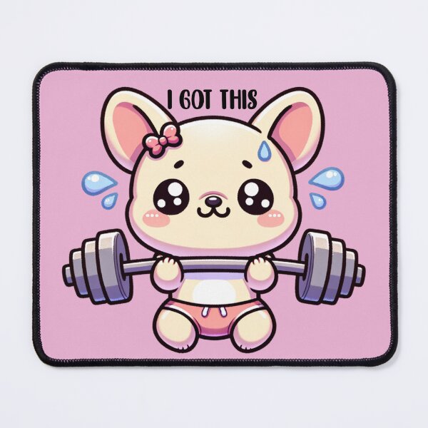 Item preview, Girl French bulldog lifting weights sticker and more designed and sold by CRandRRstickers.