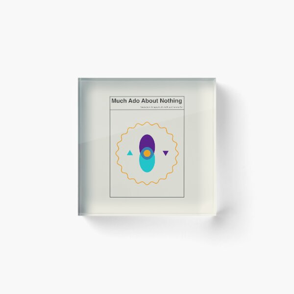 Item preview, Much Ado About Nothing Shakespeare Abstract Art Design designed and sold by kakarikihill.