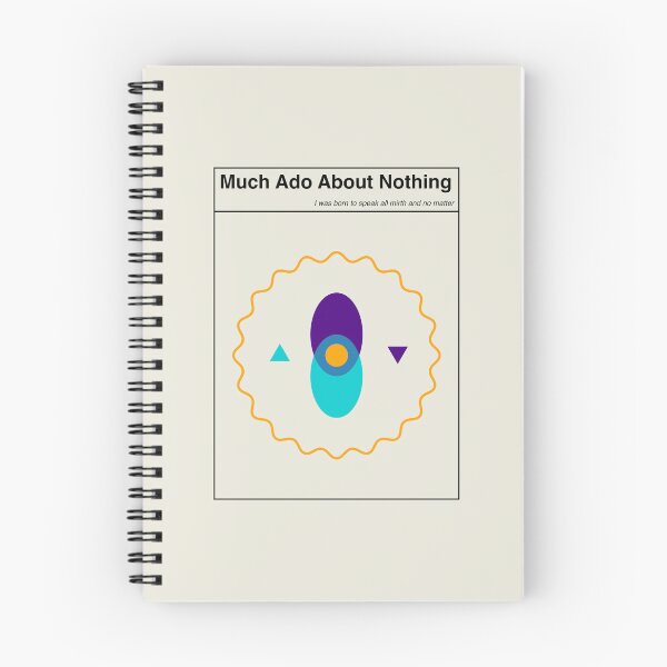 Item preview, Much Ado About Nothing Shakespeare Abstract Art Design designed and sold by kakarikihill.