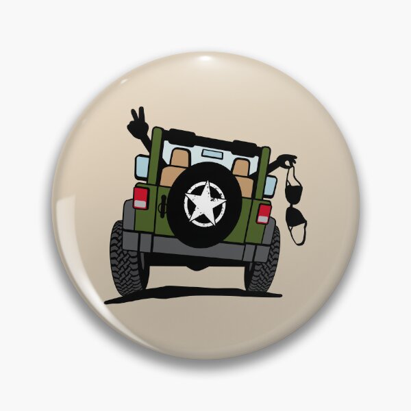 Item preview, Topless 4x4 with Military Star Wheel Cover designed and sold by BlueSkyTheory.