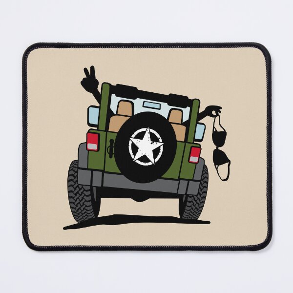 Item preview, Topless 4x4 with Military Star Wheel Cover designed and sold by BlueSkyTheory.