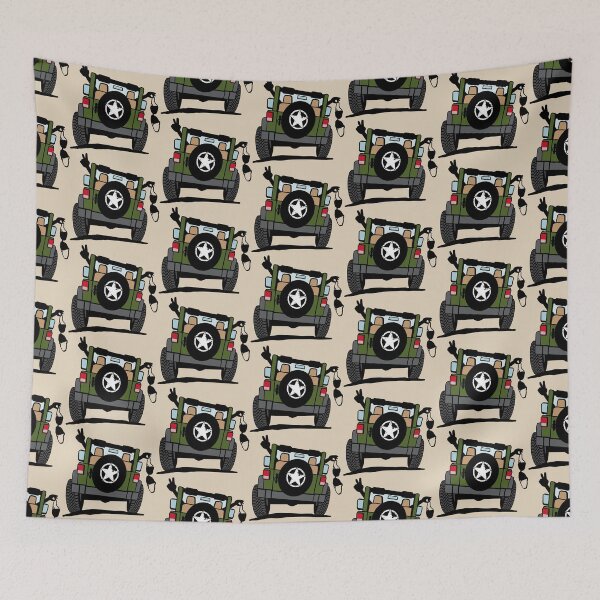 Item preview, Topless 4x4 with Military Star Wheel Cover designed and sold by BlueSkyTheory.