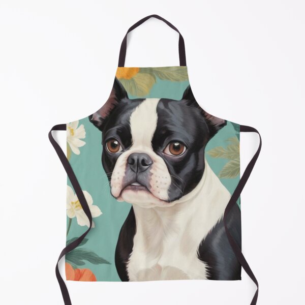 Item preview, Boston Terrier Floral Painting Art designed and sold by TheAnimalZ00.