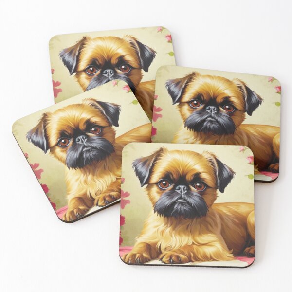 Item preview, Brussels Griffon Floral Painting Art designed and sold by TheAnimalZ00.