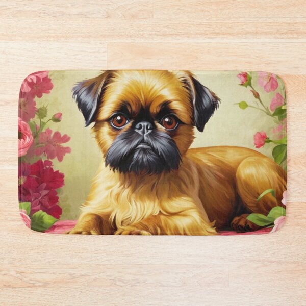 Item preview, Brussels Griffon Floral Painting Art designed and sold by TheAnimalZ00.
