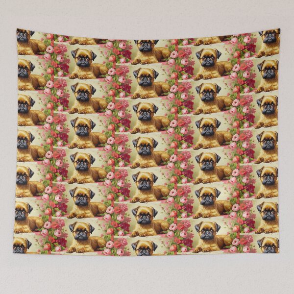 Item preview, Brussels Griffon Floral Painting Art designed and sold by TheAnimalZ00.