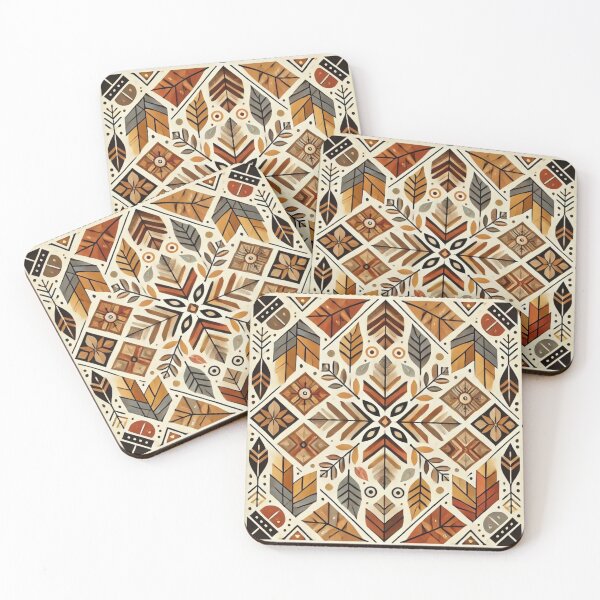 Item preview, Tribal Nature Fall Autumn Leaf Design 01 designed and sold by TribalioDesigns.