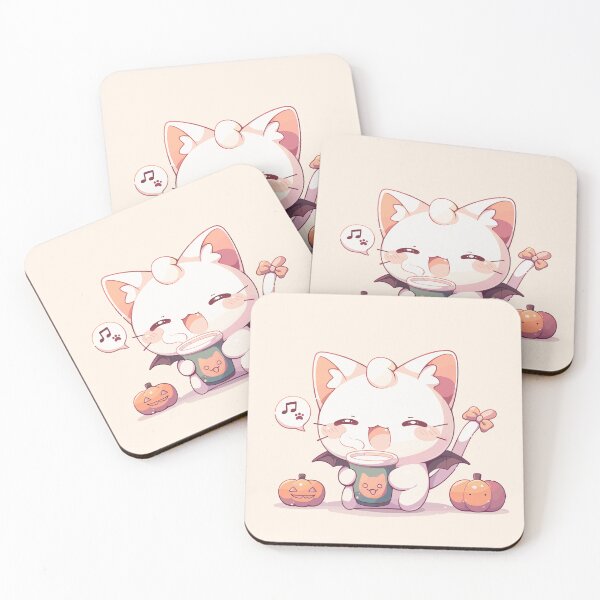 Item preview, Cute cat disguised drinking tea designed and sold by etherElric.