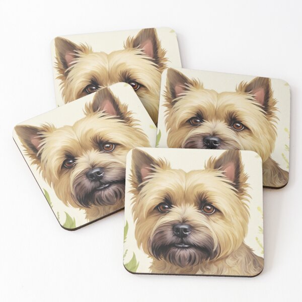 Item preview, Cairn Terrier Floral Painting Art designed and sold by TheAnimalZ00.