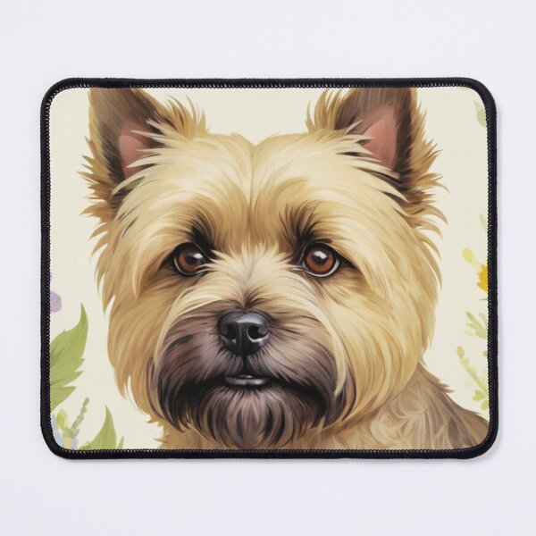 Item preview, Cairn Terrier Floral Painting Art designed and sold by TheAnimalZ00.