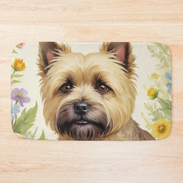 Item preview, Cairn Terrier Floral Painting Art designed and sold by TheAnimalZ00.