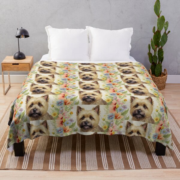 Item preview, Cairn Terrier Floral Painting Art designed and sold by TheAnimalZ00.
