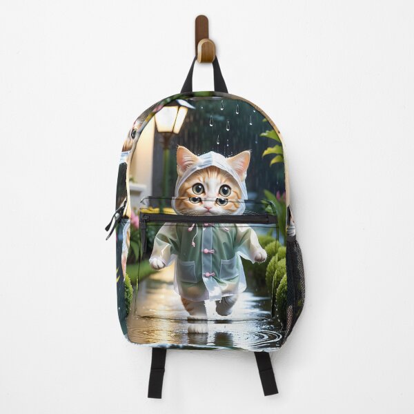 Item preview, Cat with a raincoat - Modern digital art designed and sold by Ai-michiart.