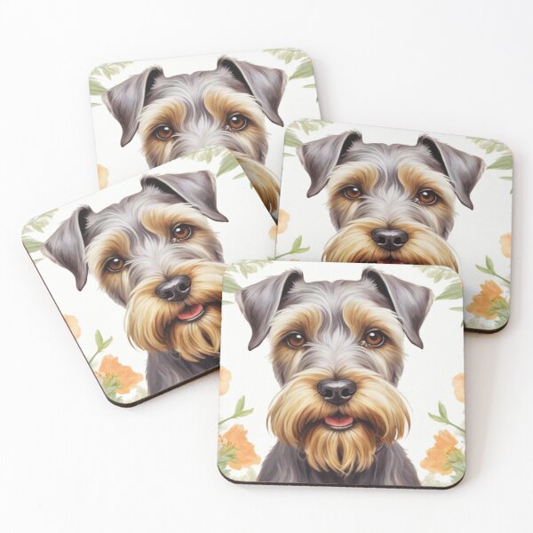 Item preview, Cesky Terrier Floral Painting Art designed and sold by TheAnimalZ00.