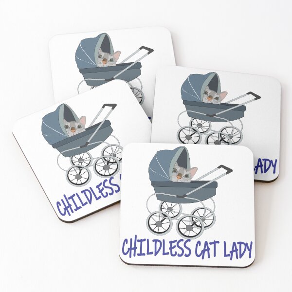 Item preview, Childless Cat Lady Stroller designed and sold by EsjCreative.