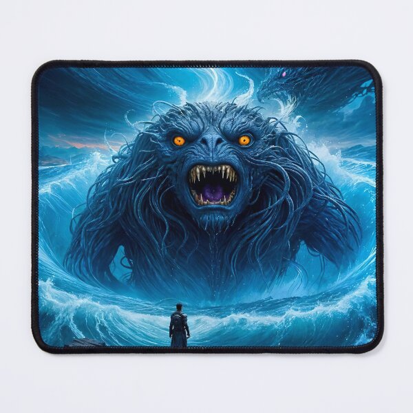 Item preview, Terrifying Two-Headed Creature with Whirlpools designed and sold by koreatvtea.