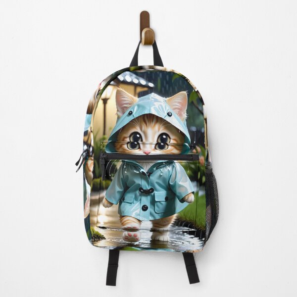 Item preview, Cat with a raincoat - Modern digital art designed and sold by Ai-michiart.