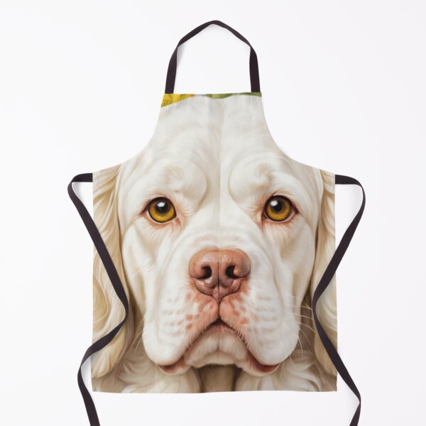 Item preview, Clumber Spaniel Floral Painting Art designed and sold by TheAnimalZ00.