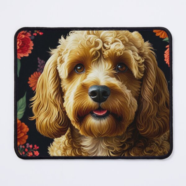 Item preview, Cockapoo Floral Art designed and sold by TheAnimalZ00.