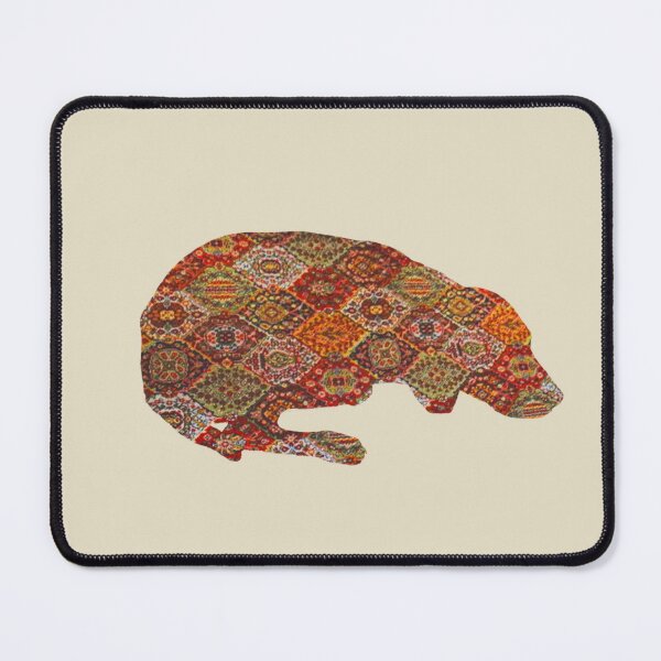 Item preview, Good Boy Naptime - dark red persian pattern designed and sold by Spannerbagface.