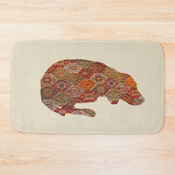 Item preview, Good Boy Naptime - dark red persian pattern designed and sold by Spannerbagface.
