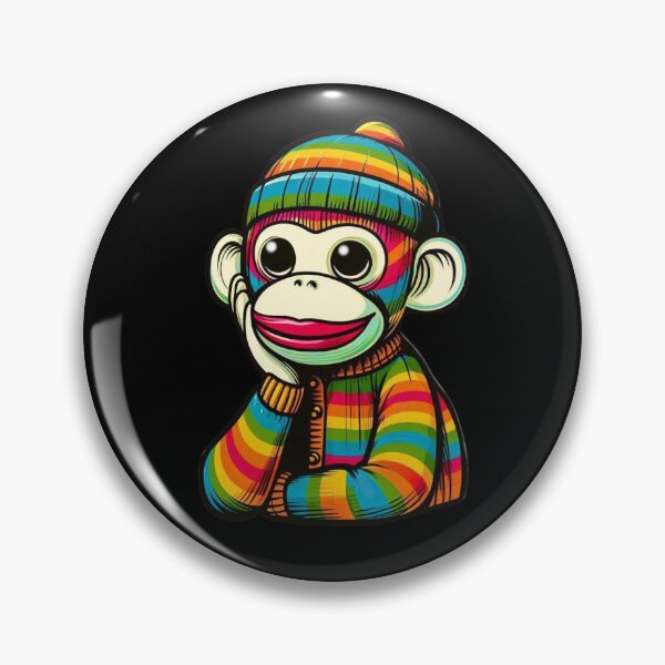 Item preview, Sock Monkey designed and sold by Myra365Art.