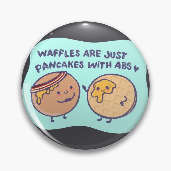 Item preview, Waffle and Pancake - Cute Food  designed and sold by rooandjoo.