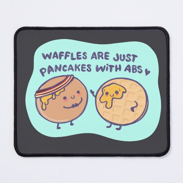 Item preview, Waffle and Pancake - Cute Food designed and sold by rooandjoo.