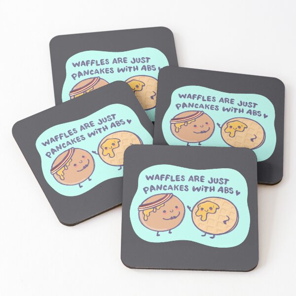 Item preview, Waffle and Pancake - Cute Food  designed and sold by rooandjoo.