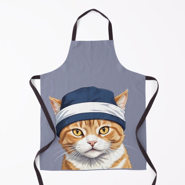 Item preview, ginger tabby cat wearing a cap designed and sold by anydesign01.
