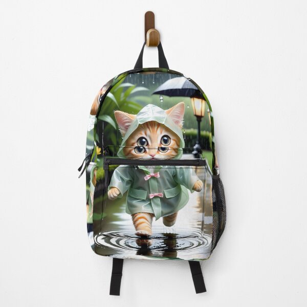 Item preview, Cat with a raincoat - Modern digital art designed and sold by Ai-michiart.