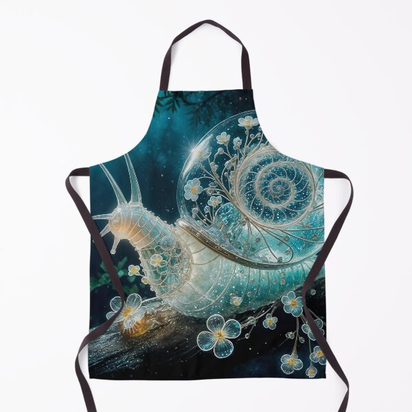 Item preview, Jade Crystal Snail Shell with Bioluminescent Flowers designed and sold by koreatvtea.