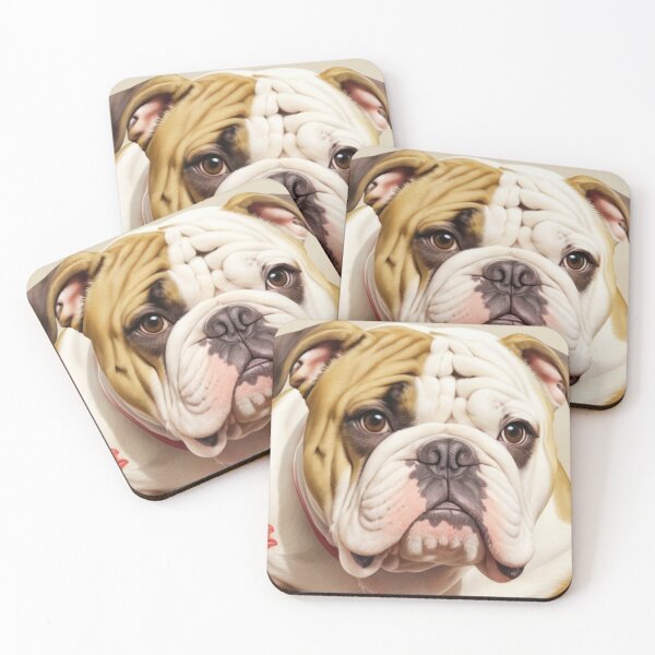 Item preview, English Bulldog Floral Painting Art designed and sold by TheAnimalZ00.