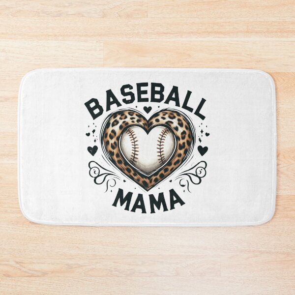 Item preview, Baseball Mama Leopard Heart designed and sold by Deritapen.