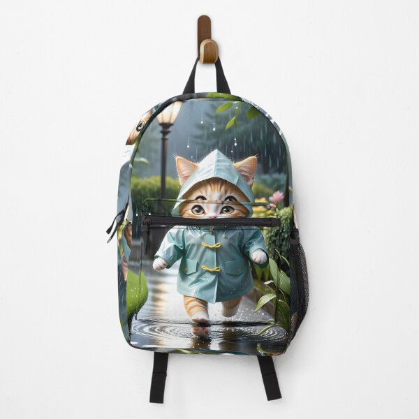 Item preview, Cat with a raincoat - Modern digital art designed and sold by Ai-michiart.