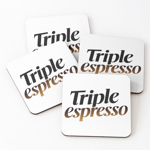 Item preview, triple espresso coffee designed and sold by AB-roshi.